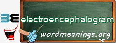WordMeaning blackboard for electroencephalogram